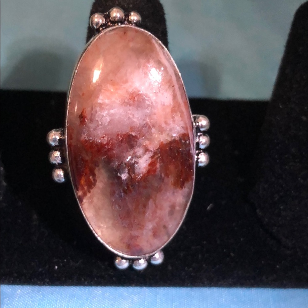 Size 10 silver plated malignant ring